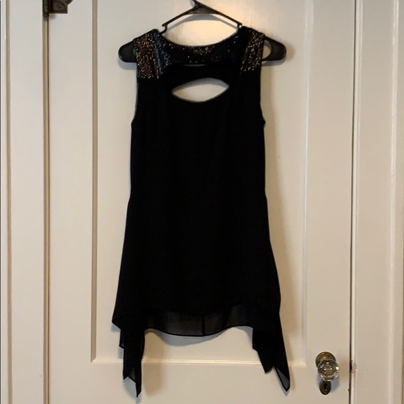 BCBG chiffon & sequin blouse - Picture 2 of 2